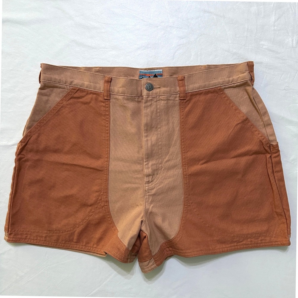 Patagonia The Original Stand Up Shorts Sz 16 Two Tone Canvas Granola Gorpcore